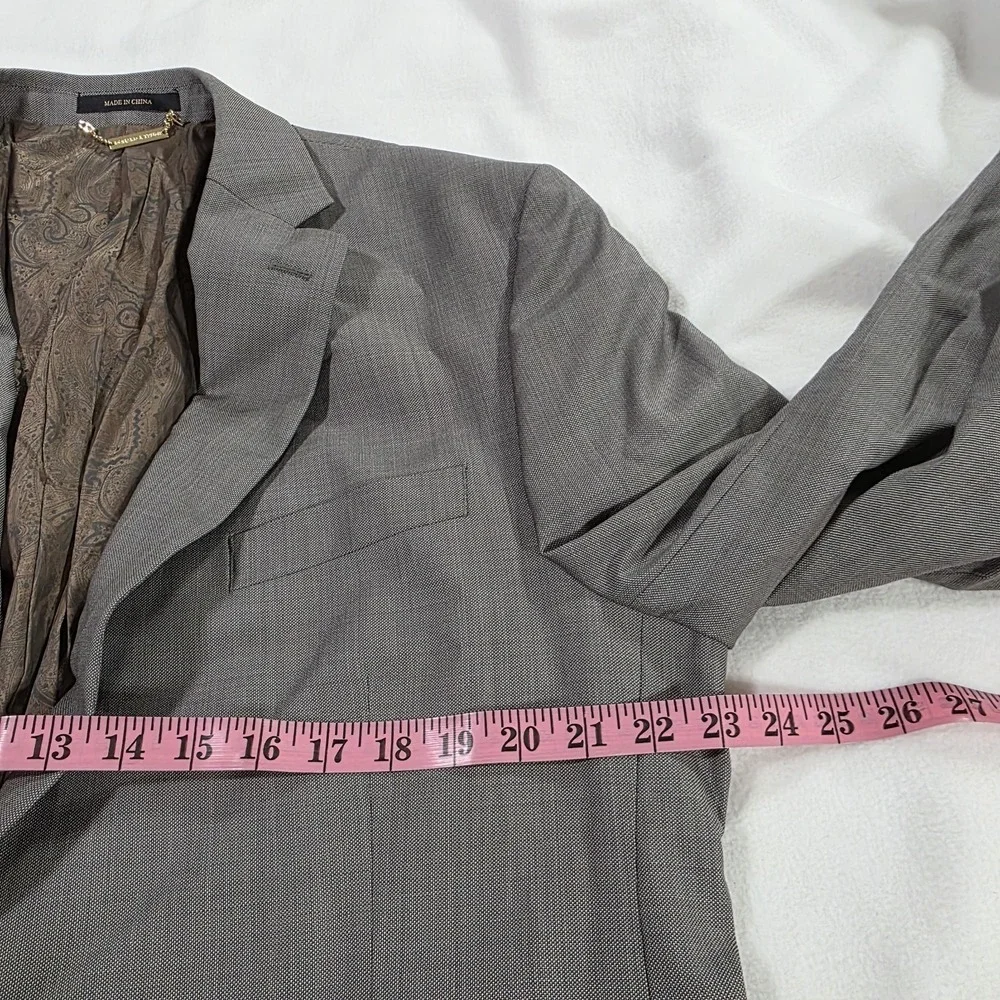 Donald Trump SIGNATURE  Collection Sport Coat Men 44L Wool Tan Single-Breasted*‎